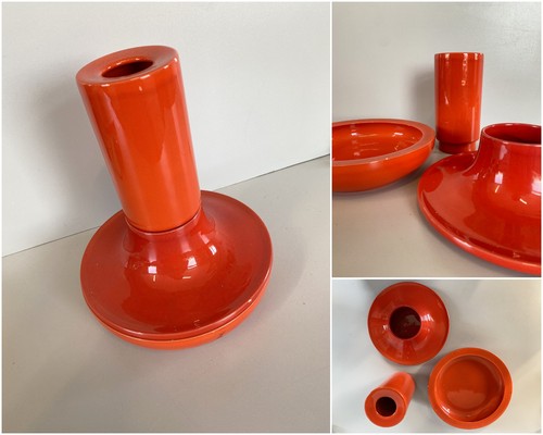 Set scrivania 3pz rosso - 3pz, design