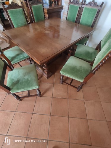 Tavolo antico noce massello - tavolo,