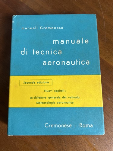 Manuale tecnica aeronautica - manuale, di