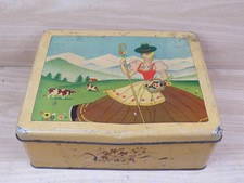 vecchia SCATOLA IN LATTA ELAH