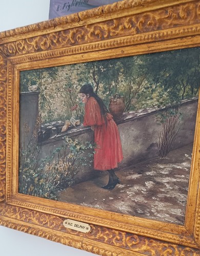 Arte quadro antico - arte, camille