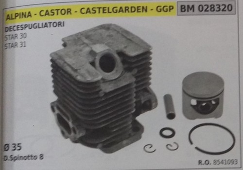 8541093 cilindro pistone - cilindro,