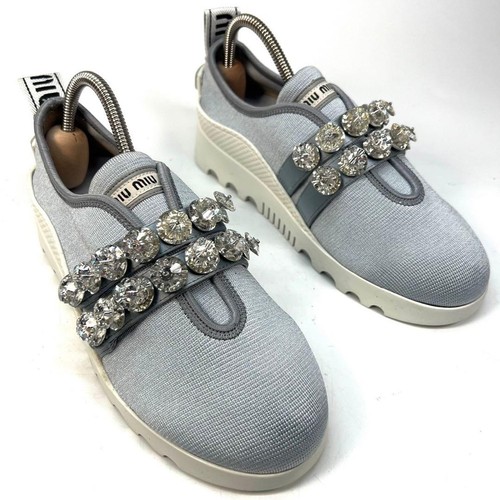 Miu sneakers bijou blu - miu,