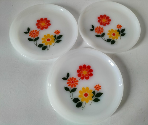 Trio assiettes arcopal - trio, d’assiettes