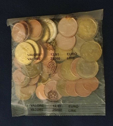 Sacchetto monete euro - di,