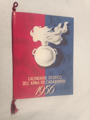 Calendario carabinieri 1956 - calendario,