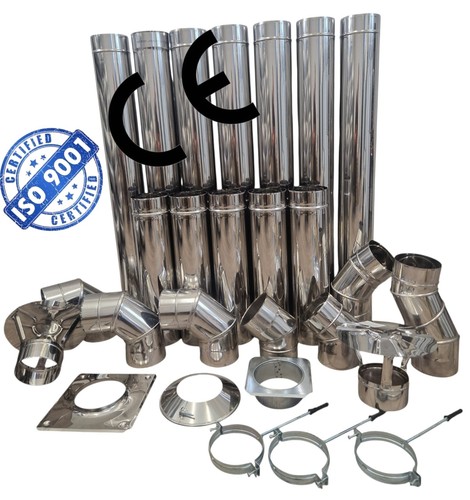 100mm camino acciaio inox - 100mm,