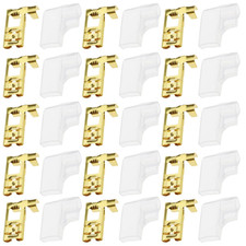 50 Pezzi 6,3 Mm Terminale a Crimpare Connettore a Forcella Angolato a 90° Con 50