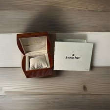 Audemars Piguet scatola per orologio in vero legno marrone con scatola esterna