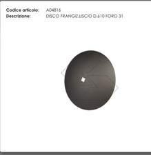 DISCO FRANGIZOLLE 610mm 24"