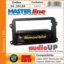 MASCHERINA AUTORADIO 1 DIN