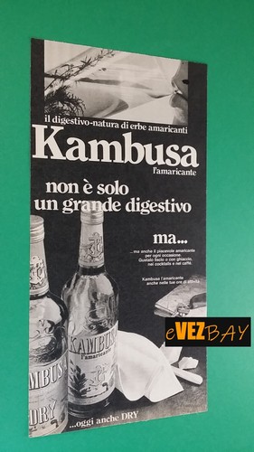 Pubblicità 1975 kambusa - 1975,