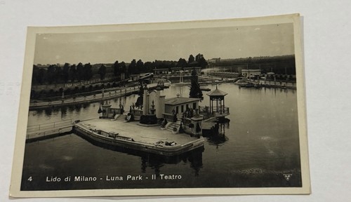 Cartolina lido milano - lido,