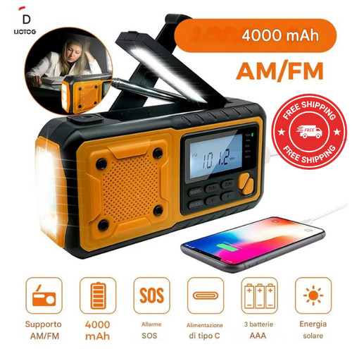 Radio emergenza portatile - d’emergenza,