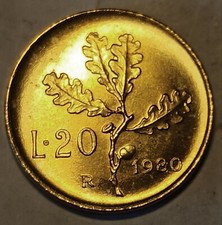 20 LIRE 1980 FDC  DOPPIO BORDO