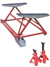 Mini Ponte Sollevare Mobile Ribaltabile Sollevamento Auto 1500 KG + Paio Lume 3T