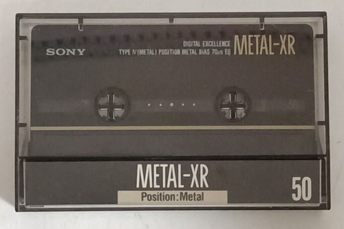Sony metal tipo iv 1990 - sony, 50