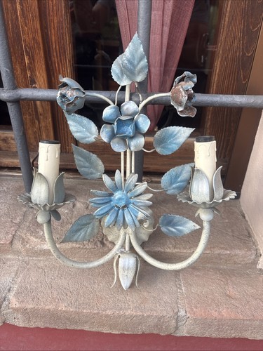 Applique floreale metallo - applique,