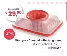 Tupperware Stampo Ciambella