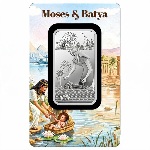 Lingotto argento pamp moses - lingotto,