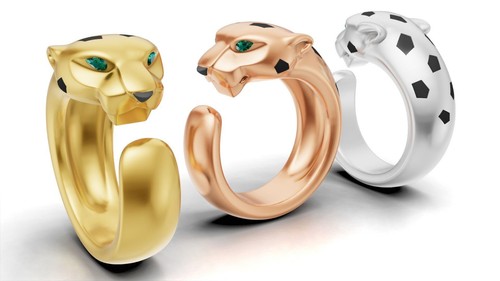 Anello pantera argento 925 - anello,