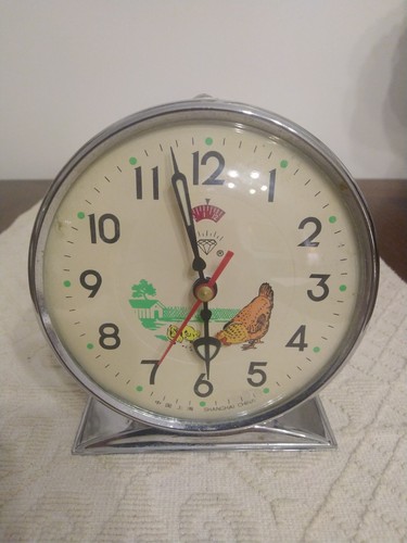 Sveglia vintage gallina - vintage, "gallina"
