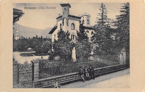 1080 cartolina cormons villa - cartolina,