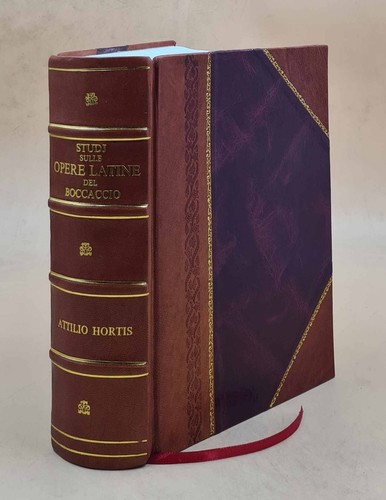 Studj sulle opere latine - studj, del