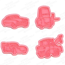 Formina tagliabiscotti cars disney set cutter pasta di zucchero