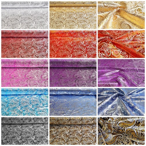 Jacquard tessuto argento filo - jacquard, argento-
