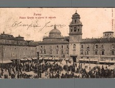 Parma piazza grande in giorno di Mercato F. piccolo  spedita