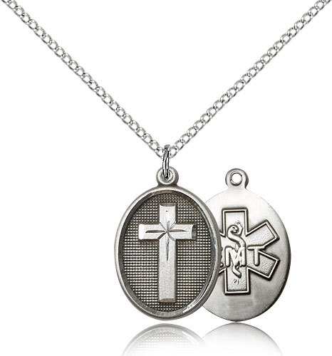 Collana croce argento - collana, in