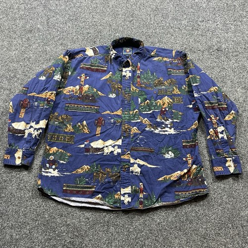 Camicia vintage chaps stampa - vintage,