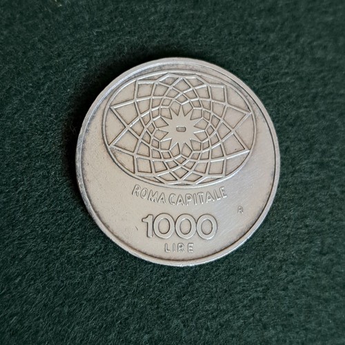 Moneta 1000 lire - 1000, argento