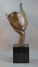 Statua in bronzo Art Déco A