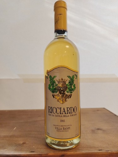 Vino bianco 1985 ricciardo - vino,