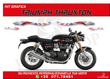 KIT GRAFICA ADESIVA PER MOTO TRIUMPH THRUXTON RS 1200 BAMDIERA INGLESE CLASSIC