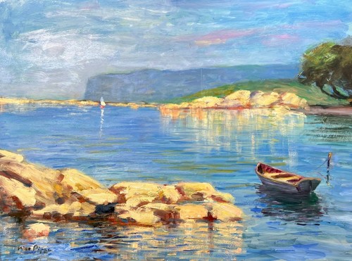 Quadro olio impressionista