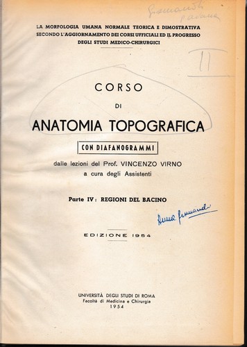 Corso anatomia topografica - di,