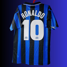 Maglia Inter 1997-1998| Ronaldo 10| Internazionale| J.Zanetti 4| FC InterMilano