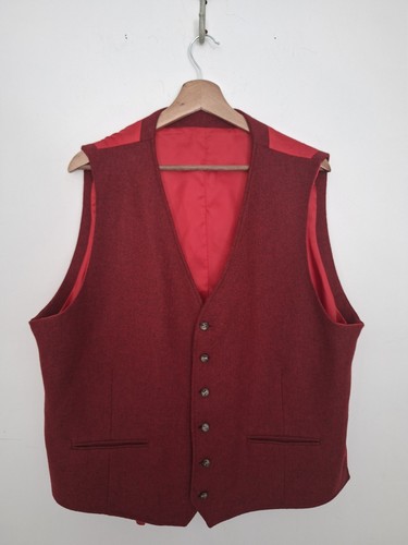 Gilet uomo brook tavener - tavener, rosso