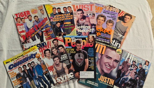 Nsync magazines lot 10 - of,