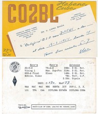 RADIOAMATORE - RADIO CARD - RADIO AMATEUR - HABANA - HAVANA - CUBA -24386-