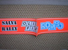 ADESIVO ADHESIVE SALVA RALLY SECURITY BAND OLIO FIAT ROMBO ANNI 80' 