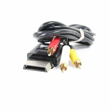 Cavo composito originale Microsoft OEM audio video AV RCA adattatore scart Xbox 360