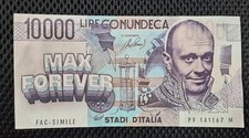 Banconota MAX PEZZALI 883 DECA