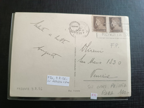 Regno perfin 1936 - regno,