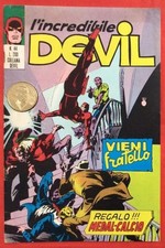 DEVIL N.44 CORNO DEL 30/12/1971 CON MEDALCALCIO DI JOSE' ALTAFINI NAPOLI MARVEL