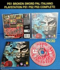 PS1 BROKEN SWORD PAL PS1 PLAYSTATION PS1 PS2 PS3 LOTTO ONE  PAL COMPLETO 