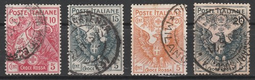 1915 croce rossa serie - 1915/16,